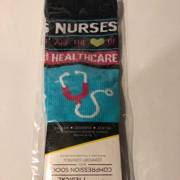 Nurse Healthcare Light Compression Sock - Picture 2 of 2